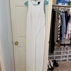 Adrianna Papell White Maxi Dress